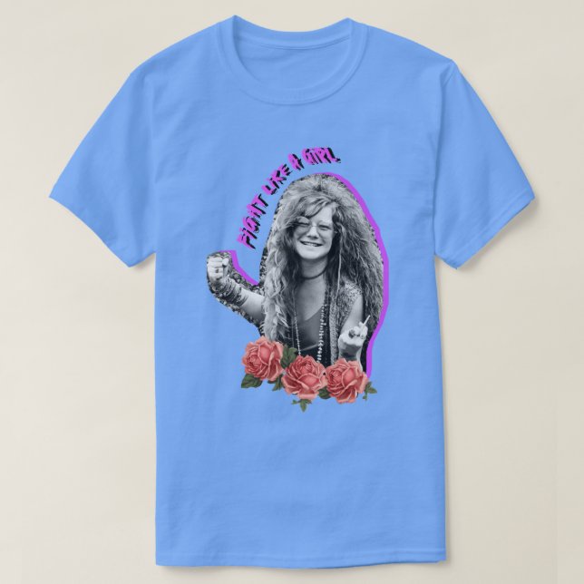 Kamp som en flickkollage t shirt (Design framsida)