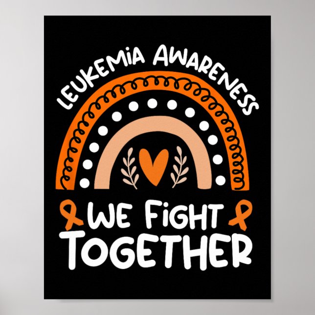 Kamp tillsammans Leukemi Medvetenhet Leukemi 3 Poster (Framsidan)