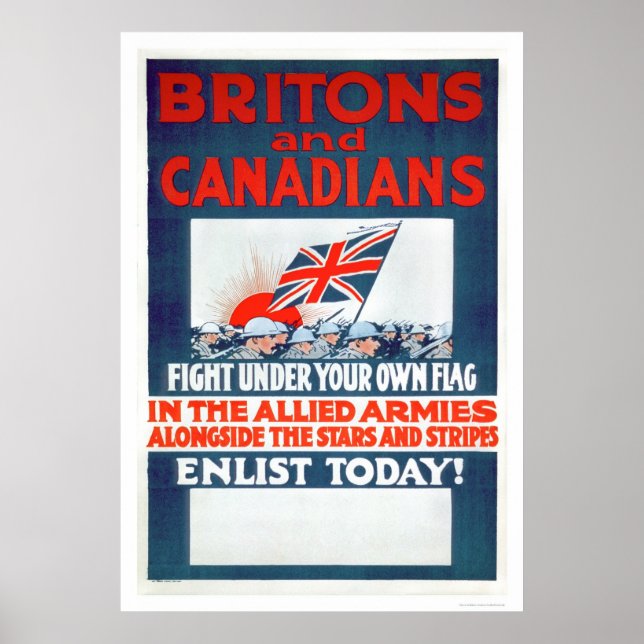 Kamp under er egen Flagga (US02106) Poster (Framsidan)