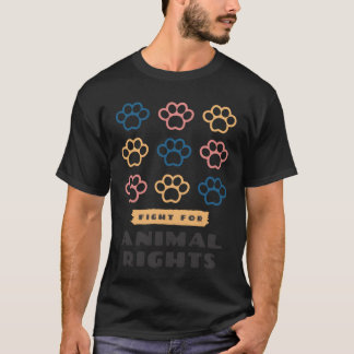 Kämpa för familj med djurens rättigheter t shirt