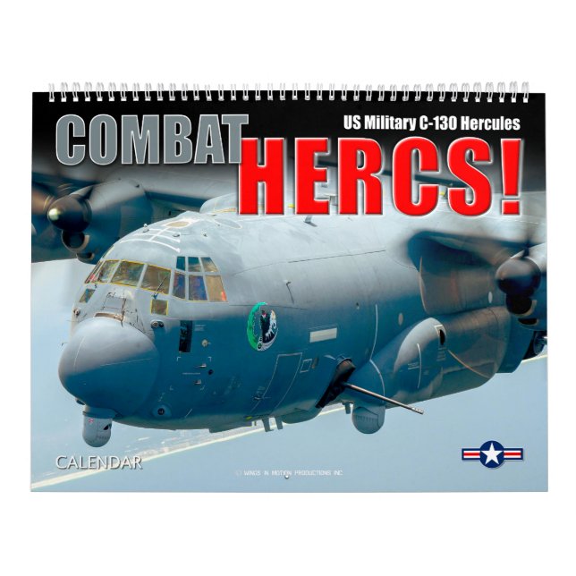 KAMPA HERCS! - USAs militärs C-130 Hercules Kalender (Omslag)