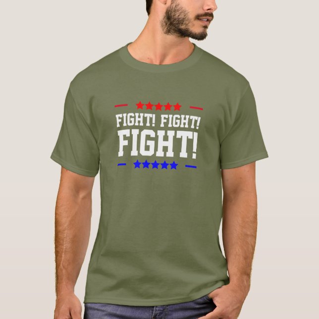 Kämpa! Kämpa! Kämpa! T Shirt (Framsida)