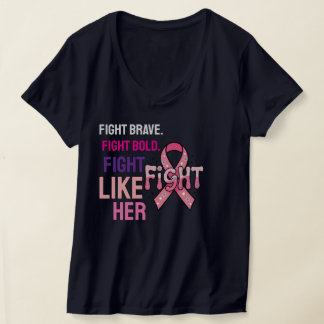 Kämpa Modigt. Kämpa djärvt. Fikta som hon. T Shirt