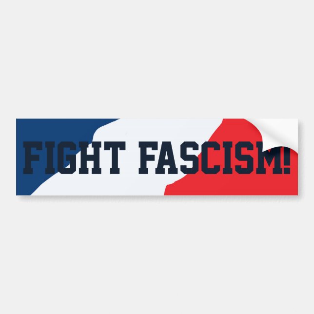 Kämpa mot fascism dekal (Framsidan)