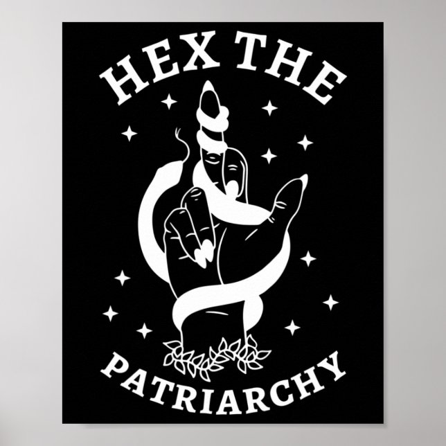 Kämpa mot patriarkatets hex mot patriarkin poster (Framsidan)