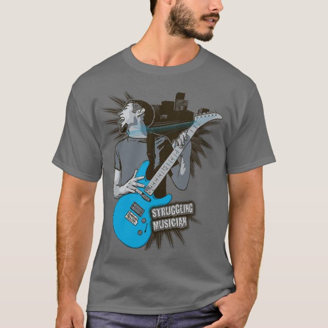 Kämpa musiker t shirt (Framsida)