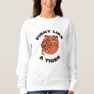 Kämpa som en tiger Motiverande design T Shirt