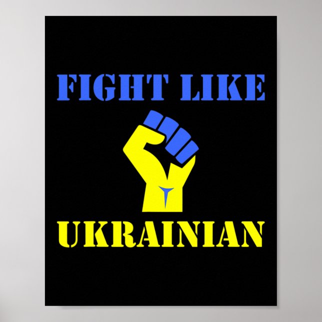 Kämpa som ukrainare  poster (Framsidan)