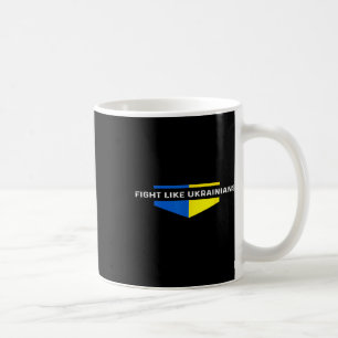 Kämpa som ukrainare Ukrainare Zelenskyj Ukraina Ja Kaffemugg