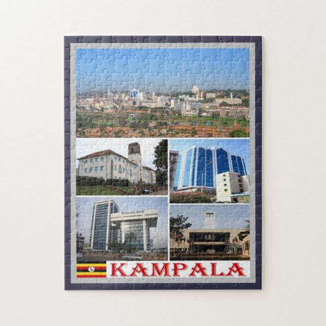 Kampala - Mosaic - Uganda - Pussel (Vertikal)