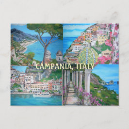 Kampanien, vykort för Italien