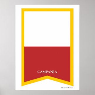 Kampaniens Italien Region Art Poster