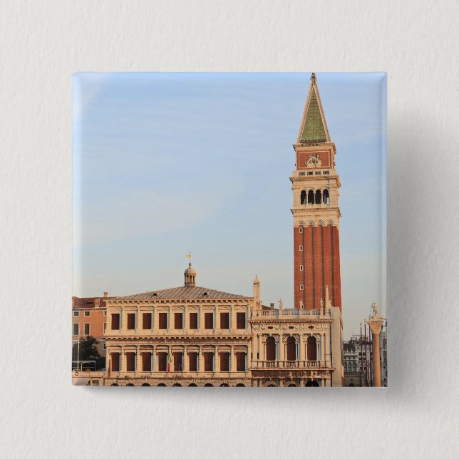 Kampanil, Piazza San Marco, Venedig Knapp (Framsida)