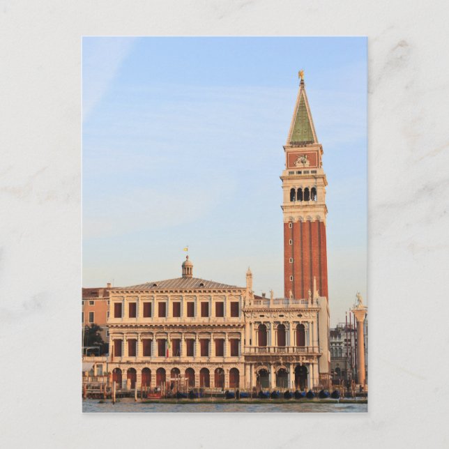 Kampanil, Piazza San Marco, Venedig Vykort (Framsida)