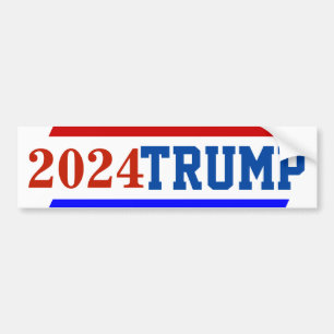 Kampanj 2024 års valpresident TRUMP Bildekal