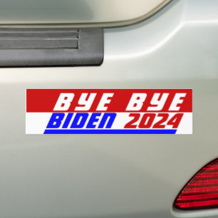 Kampanj 2024 Hej då President Joe BIDEN Spara USA Bildekal