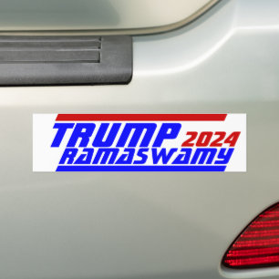 Kampanj 2024 President TRUMP VIVEK RAMASWAMY vote Bildekal