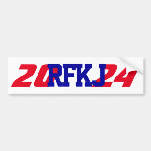 Kampanj 2024 Robert Kennedy Jr RFKJ Ordförande Bildekal