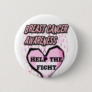 Kampanj!,Breast Cancer Awareness_Button Knapp