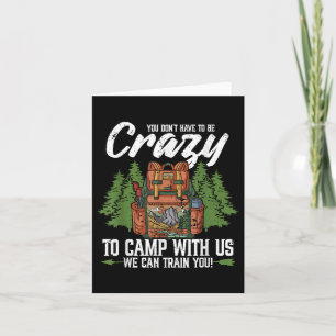 Kampanj du måste inte vara arg på Camp Campers Kort