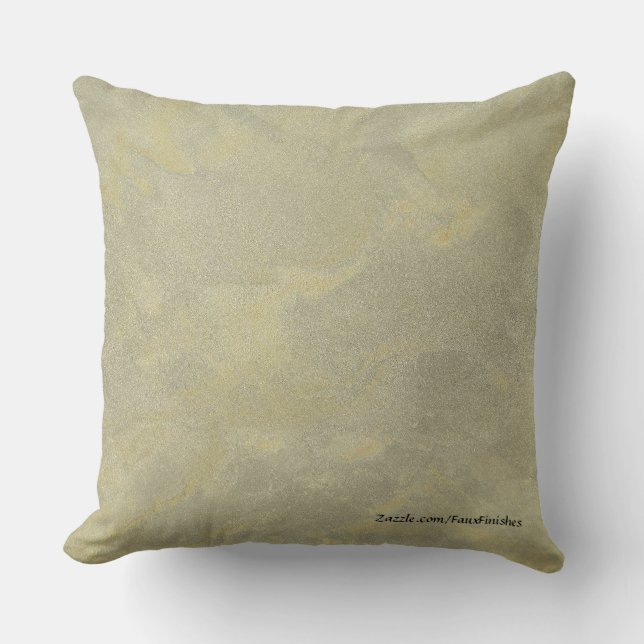 Kampanj Faux Finish Mönster Kasta Kuddar (Framsida)