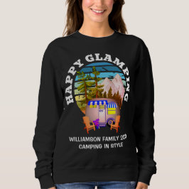 Kampanj för anpassad namnfamilj för LYCKLIG GLAMPI T Shirt