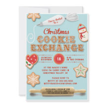 Kampanj för Exchange-parti för julcookie