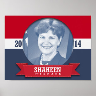 KAMPANJ FÖR JEANNE SHAHEEN POSTER