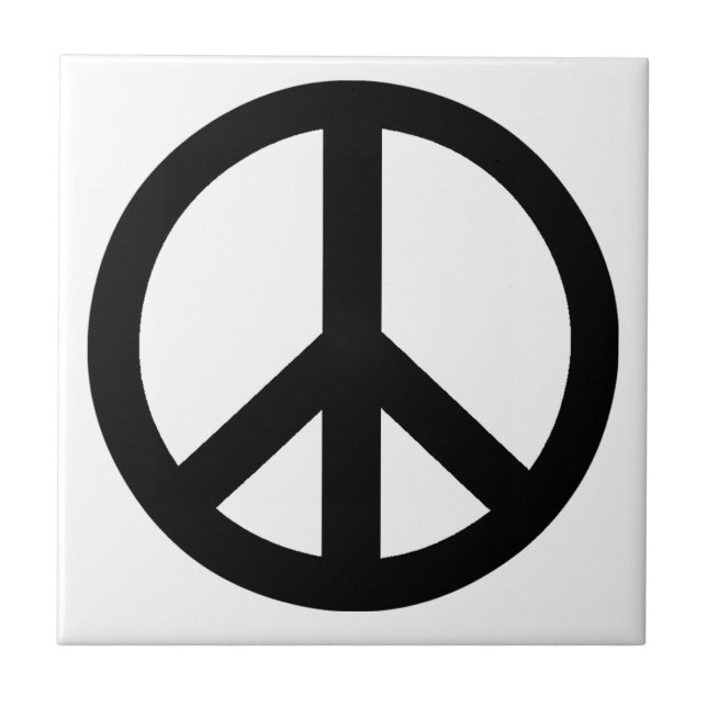 Kampanj för kärnvapennedrustning Symbol Kakelplatta (Framsidan)