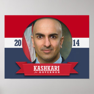KAMPANJ FÖR NEEL KASHKARI POSTER