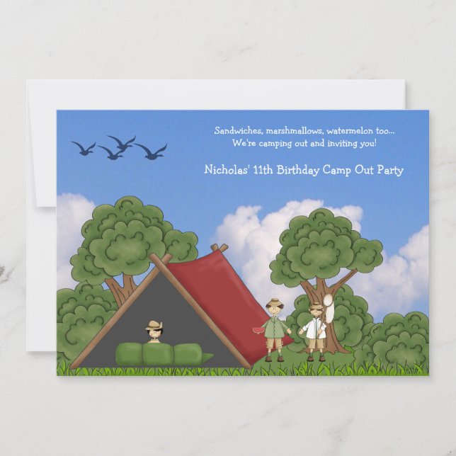 Kampanj i inbjudan till Skogen (Framsida)