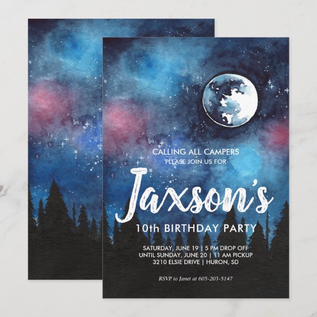 Kampanj, inbjudan till deltagare (Fram/baksida)