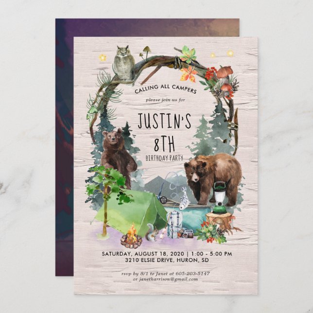 Kampanj, inbjudan till deltagare (Fram/baksida)