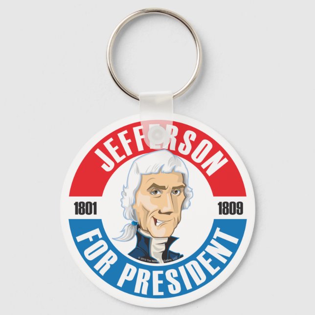 Kampanj Keychain: #3 Jefferson Nyckelring (Framsida)