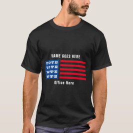Kampanj-mall för val t shirt