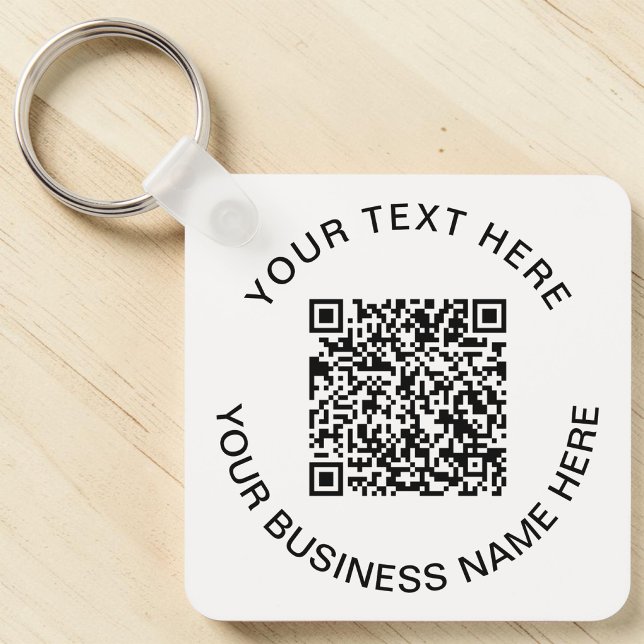 Kampanj QR-kod Nyckelring (Promotional QR Code Keychain)