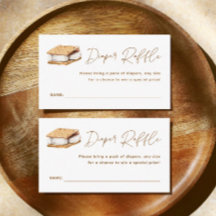 Kampanj Smore Roligt Baby Shower Diaper Raffle