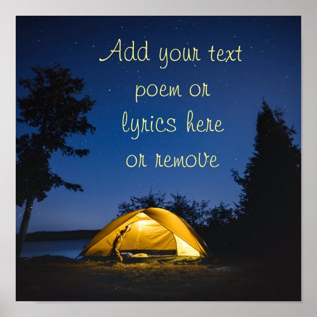 Kampanj under stjärnor poster (Framsidan)