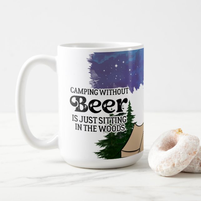 Kampanj utan öl kaffemugg (Med munk)