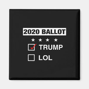 Kampanj Väljare Massor Roligt Pro Trump Republikan Magnet