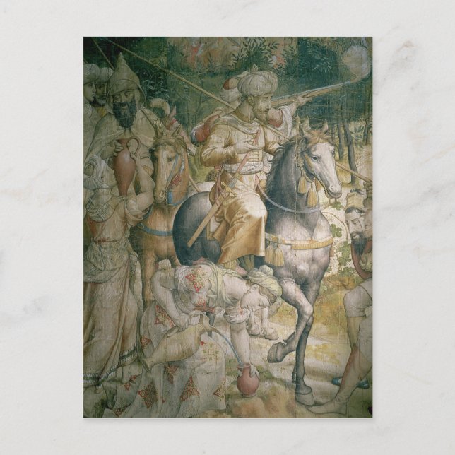 Kampanj vid kejsar Charles V mot turkarna Vykort (Framsida)