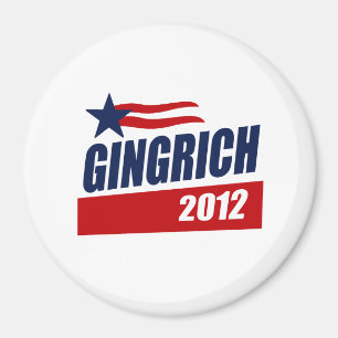 KAMPANJBANER FÖR GINGRICH 2012 MAGNET