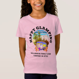 Kampanjbarn i den anpassade namnfamiljen LYCKLIG G T Shirt