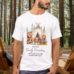 Kampanjburar för Personlig av familjemiljö T Shirt<br><div class="desc">Cute Camping björnar som matchar perfekten för familjeskjortor för din kommande familjesemester! Vare sig du är på sommaren resa eller på ett campande äventyr, kommer våra matchande skjortor med en söt vattenfärgsdesign att göra resa ännu mer snyggt och roligt. Utformningen har söta björnar, en tält och en skogsscen, perfekt för...</div>