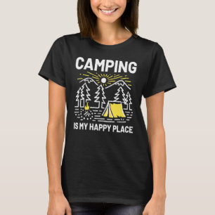 Kampanjen är min utomhuscamping i Resa-kamera i Ly T Shirt