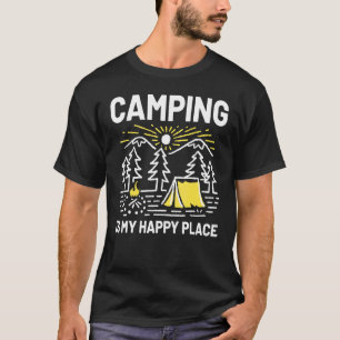 Kampanjen är min utomhuscamping i Resa-kamera i Ly T Shirt