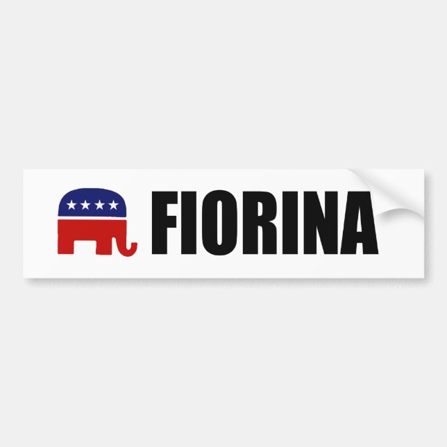 KAMPANJEN FÖR CARLY FIORINA UTRUSTAR BILDEKAL (Framsidan)