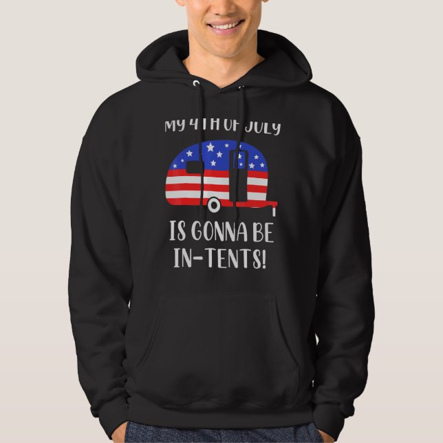 Kampanjen mot amerikansk Flagga... Den 4 juli blir Hoodie (Framsida)
