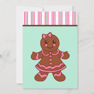 Kampanjer till Gingerword Girl Inbjudningar