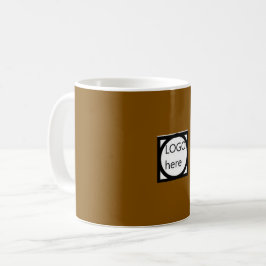 Kampanjkaffemugg med din LOGO! Brun Kaffemugg